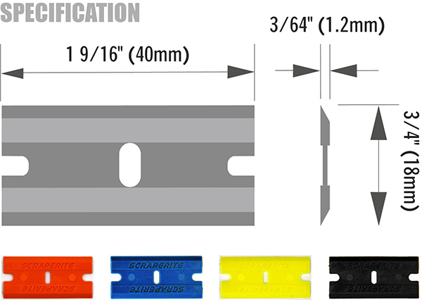 Blade specification diagram